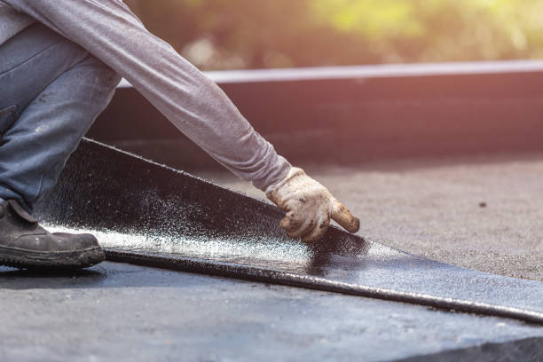 Professional Waterproofing technician working in Northfield, OH